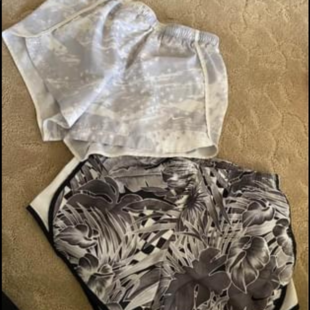 2 pairs girls Nike shorts size large